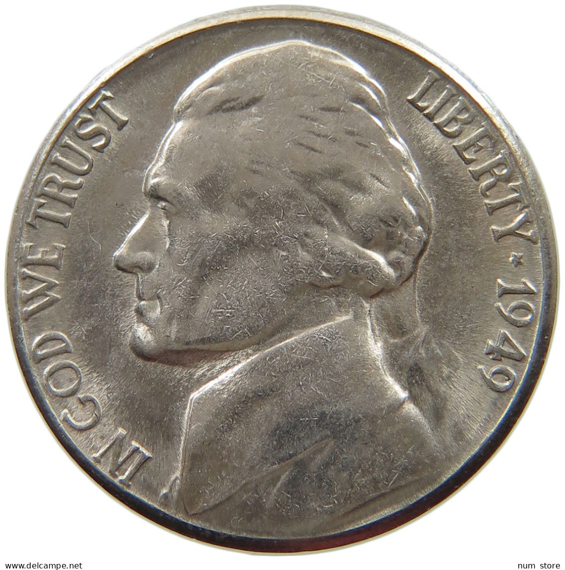 UNITED STATES OF AMERICA NICKEL 1949 S JEFFERSON #s063 0997 - 1938-…: Jefferson