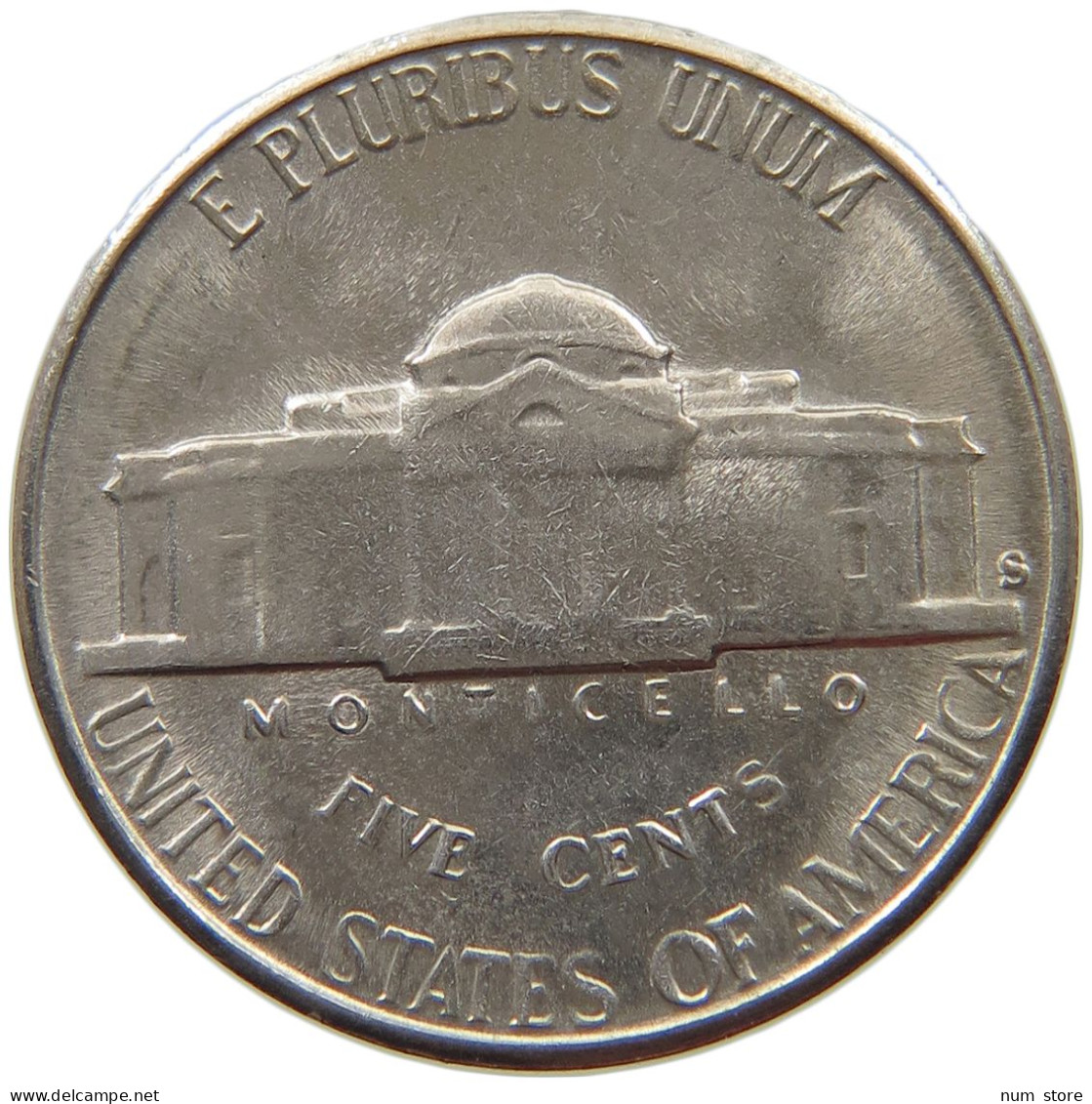 UNITED STATES OF AMERICA NICKEL 1949 S JEFFERSON #s063 0997 - 1938-…: Jefferson