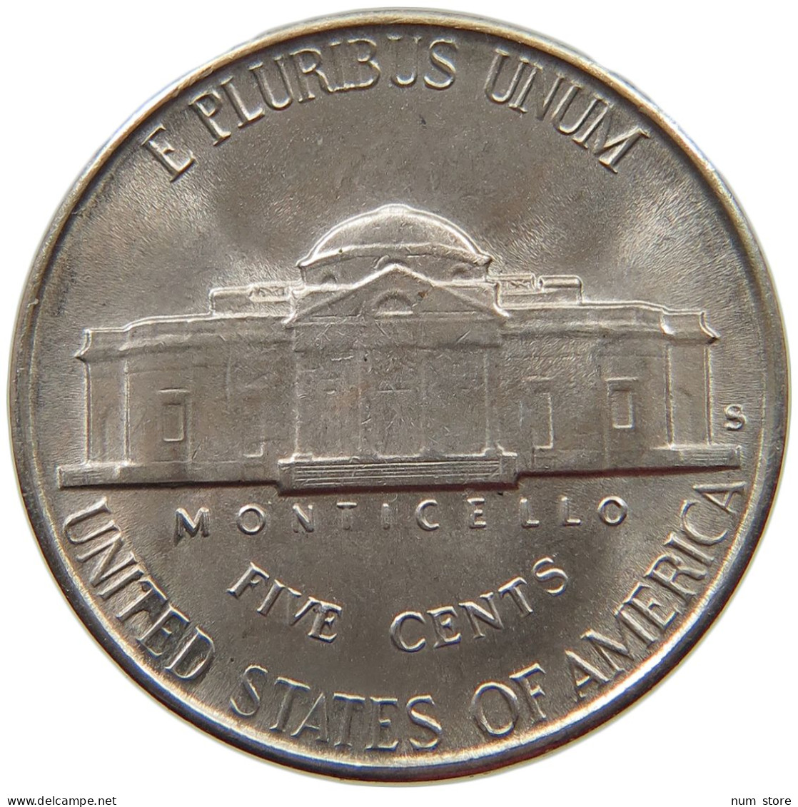 UNITED STATES OF AMERICA NICKEL 1947 S JEFFERSON #s063 0999 - 1938-…: Jefferson