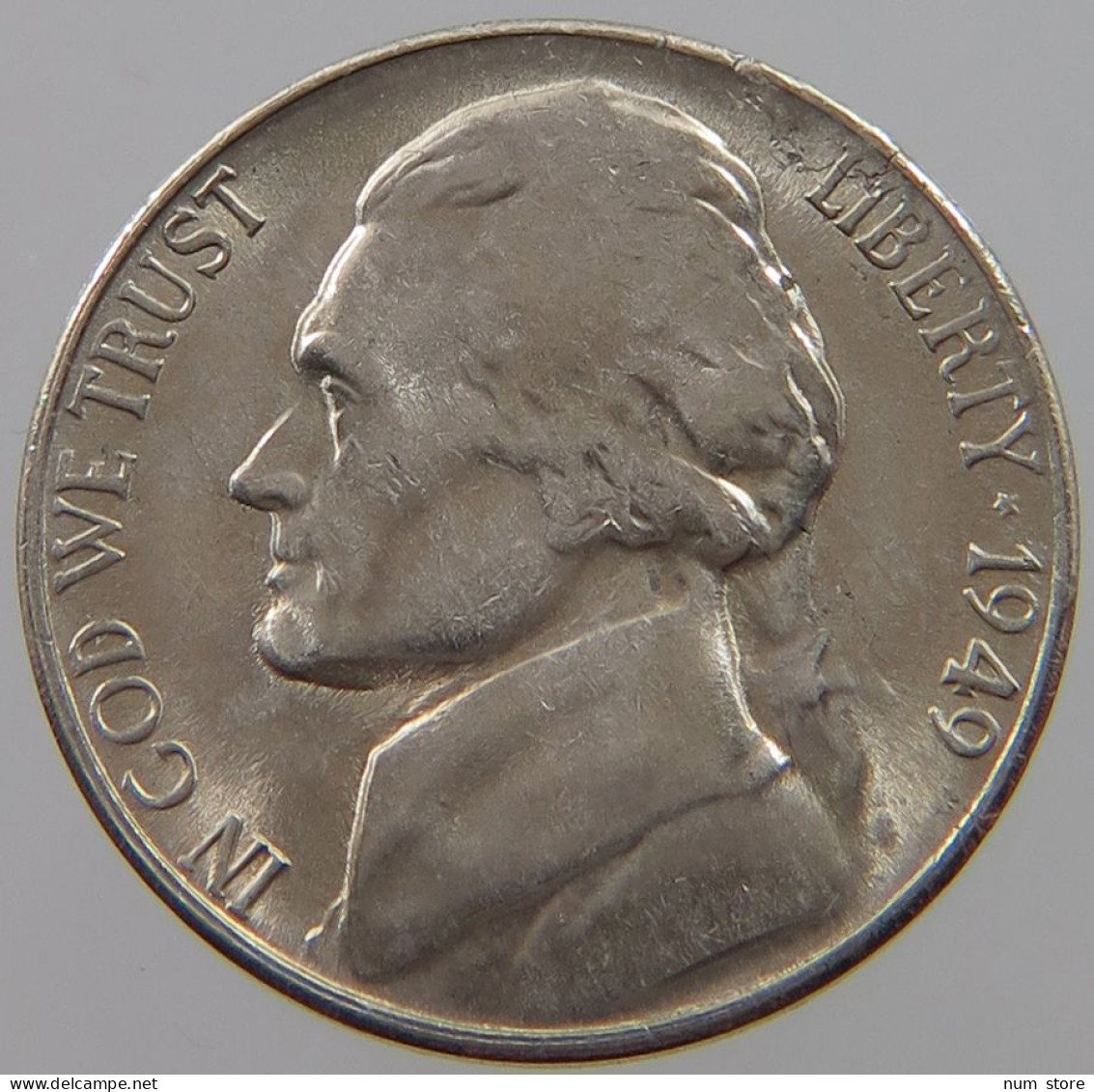 UNITED STATES OF AMERICA NICKEL 1949 S Jefferson #alb024 0109 - 1938-…: Jefferson