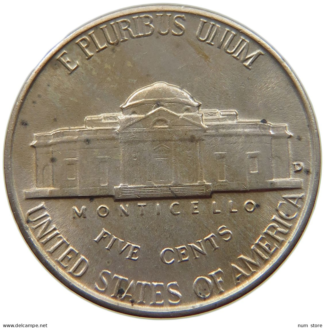 UNITED STATES OF AMERICA NICKEL 1946 D JEFFERSON #s063 1029 - 1938-…: Jefferson