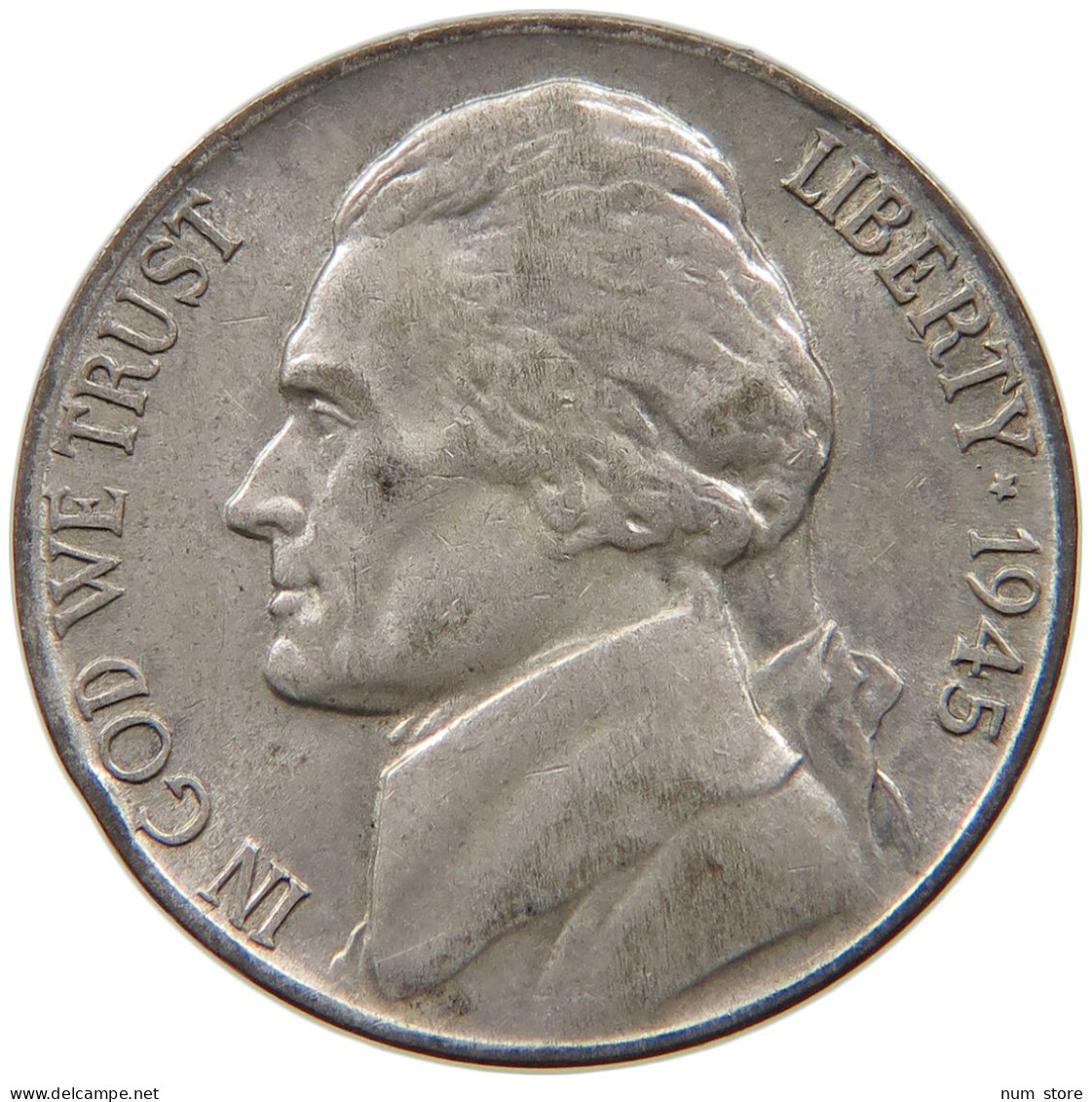 UNITED STATES OF AMERICA NICKEL 1945 P JEFFERSON #a034 0827 - 1938-…: Jefferson