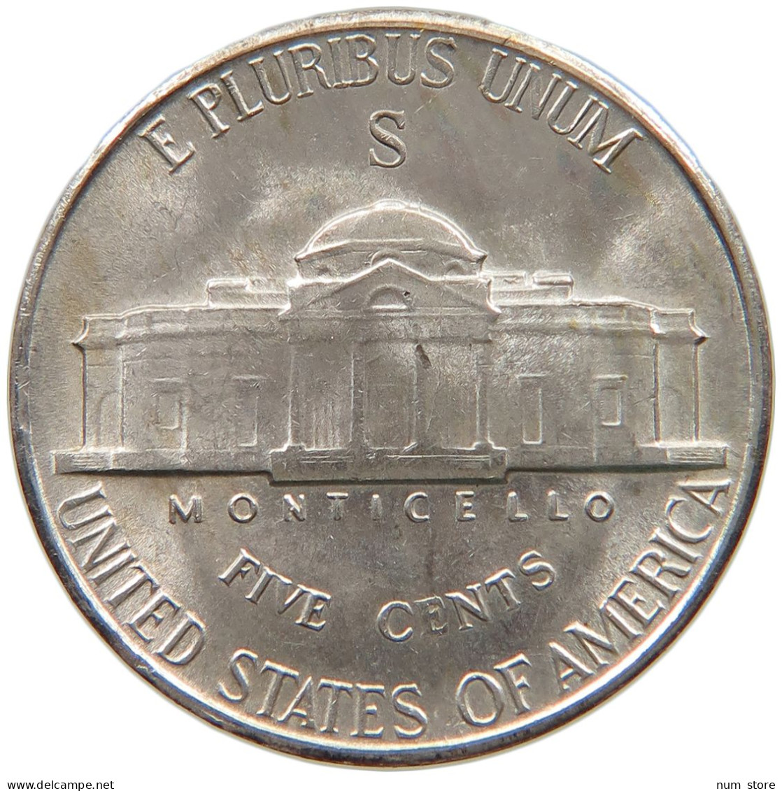 UNITED STATES OF AMERICA NICKEL 1944 S JEFFERSON #t140 0499 - 1938-…: Jefferson