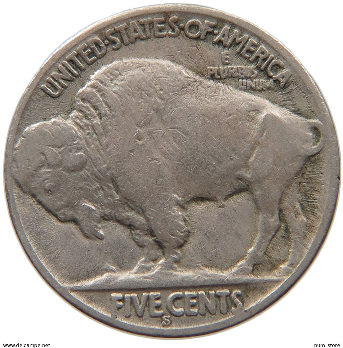 UNITED STATES OF AMERICA NICKEL 1937 S BUFFALO #c012 0199 - 1913-1938: Buffalo