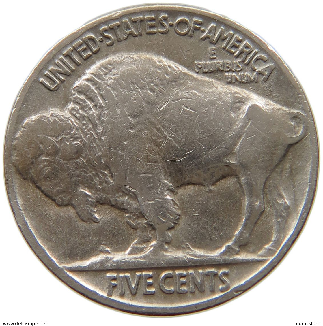 UNITED STATES OF AMERICA NICKEL 1937 BUFFALO #s045 0377 - 1913-1938: Buffalo