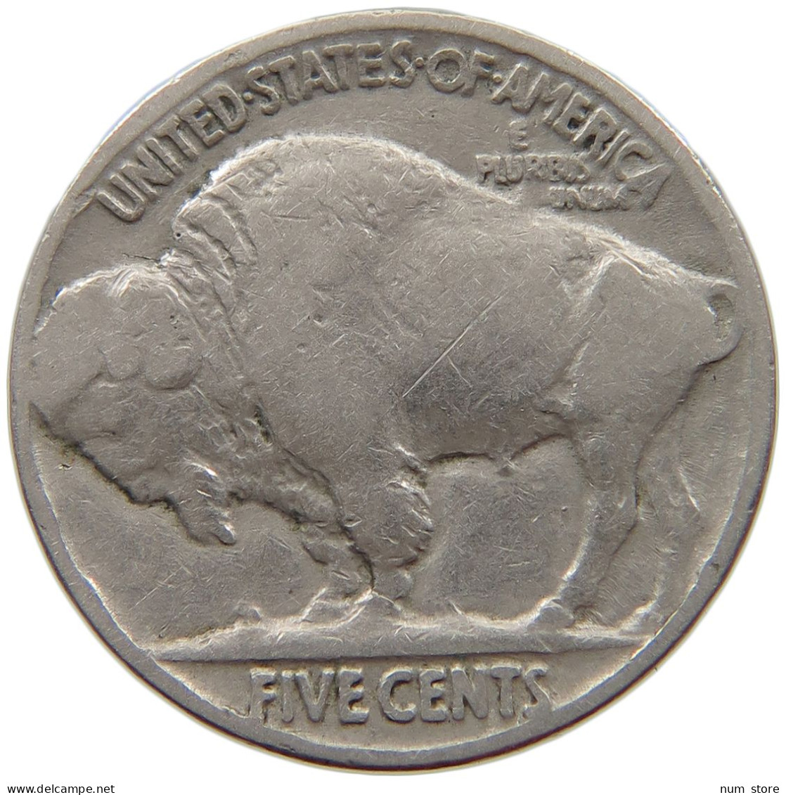 UNITED STATES OF AMERICA NICKEL 1937 BUFFALO #s063 0979 - 1913-1938: Buffalo