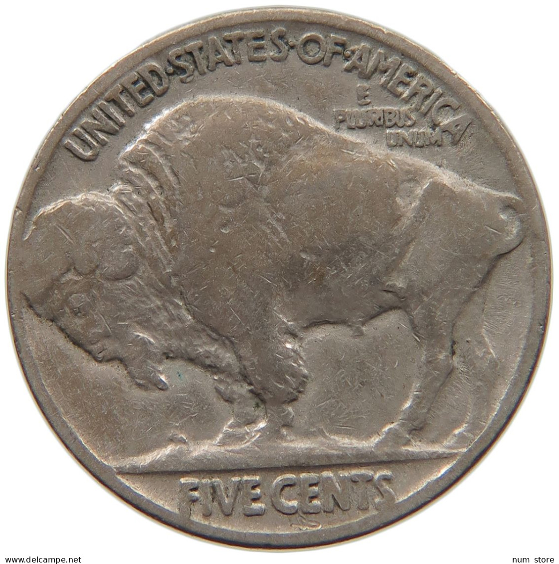 UNITED STATES OF AMERICA NICKEL 1937 BUFFALO #c012 0155 - 1913-1938: Buffalo