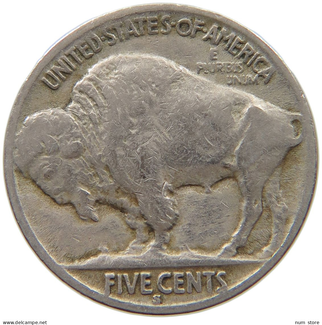 UNITED STATES OF AMERICA NICKEL 1936 S BUFFALO #c033 0399 - 1913-1938: Buffalo