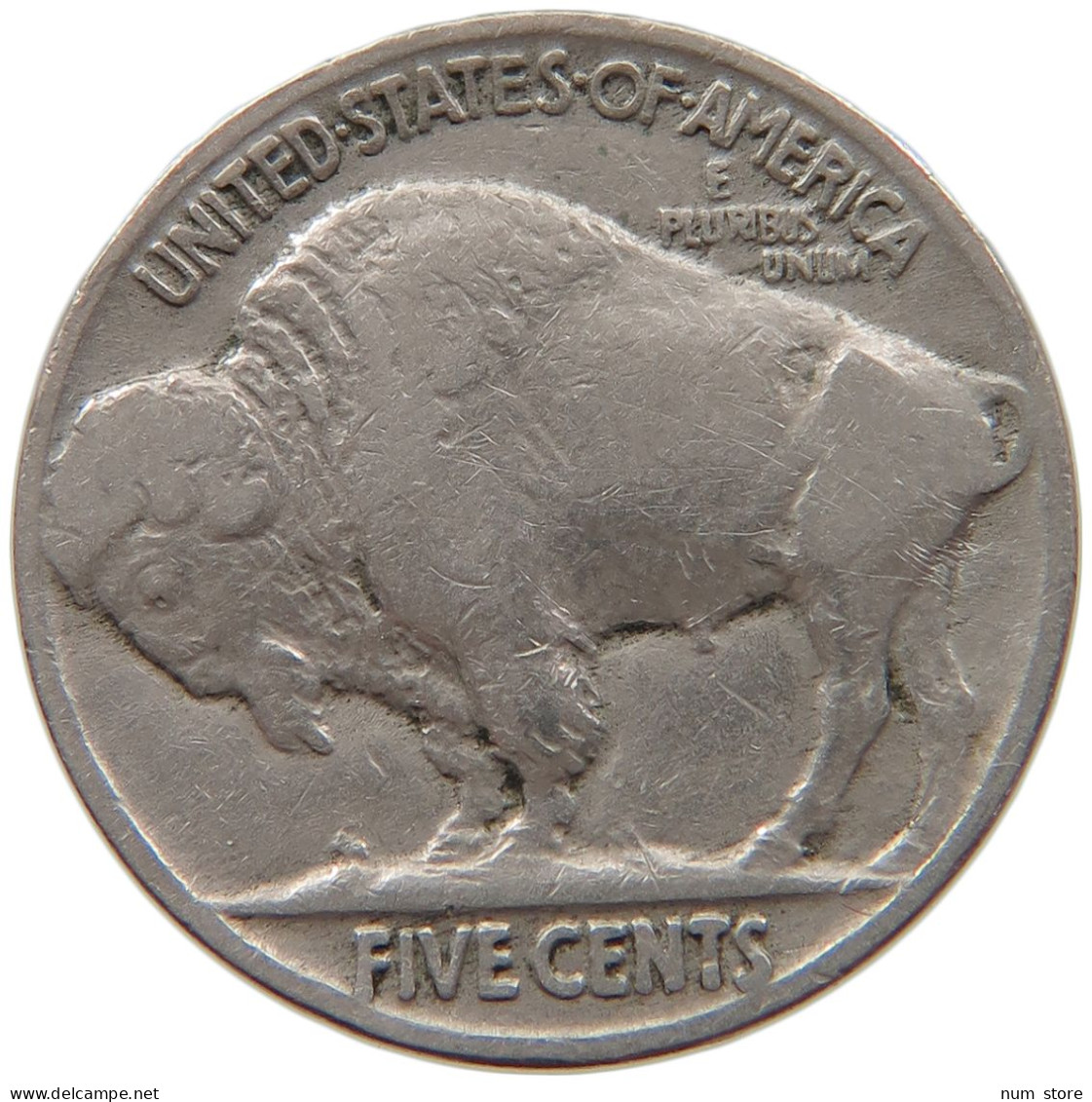 UNITED STATES OF AMERICA NICKEL 1936 BUFFALO #s021 0095 - 1913-1938: Buffalo