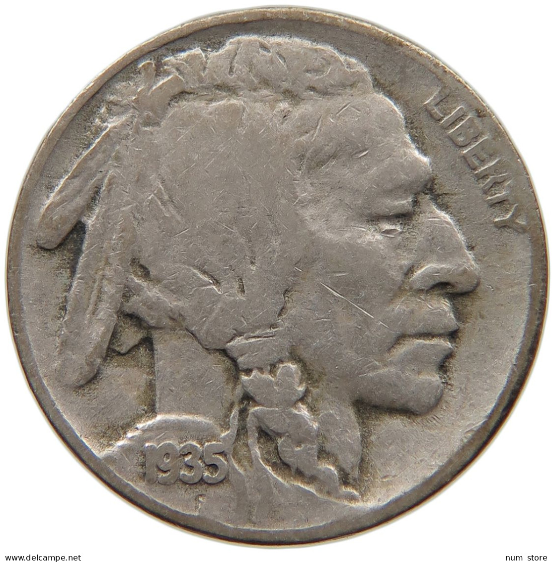 UNITED STATES OF AMERICA NICKEL 1935 D BUFFALO #c012 0201 - 1913-1938: Buffalo