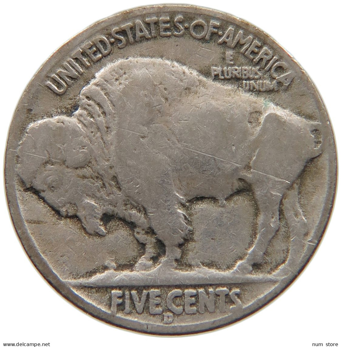 UNITED STATES OF AMERICA NICKEL 1935 D BUFFALO #c012 0201 - 1913-1938: Buffalo