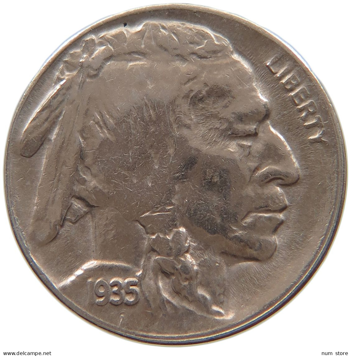 UNITED STATES OF AMERICA NICKEL 1935 D BUFFALO #a061 0551 - 1913-1938: Buffalo