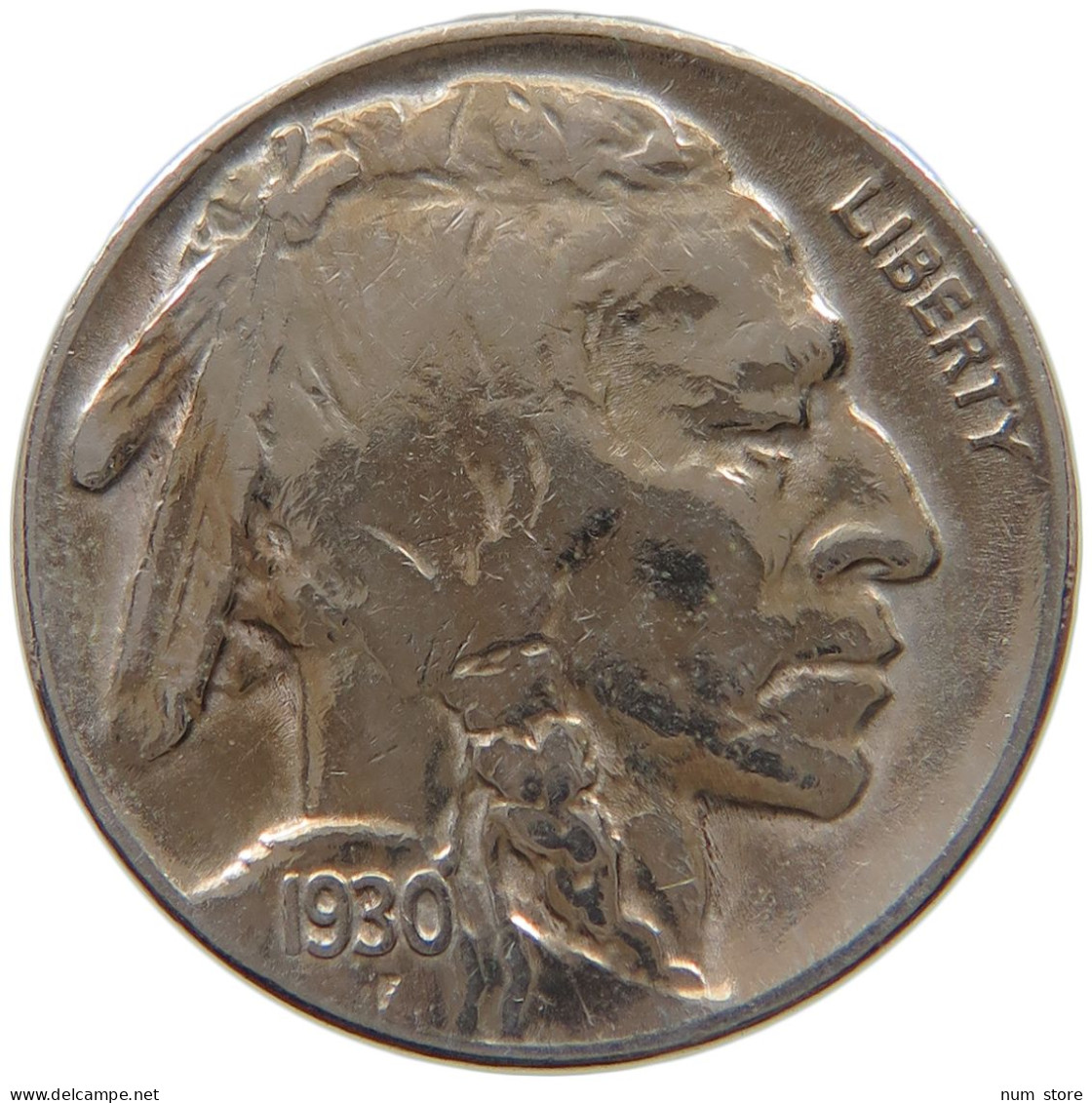 UNITED STATES OF AMERICA NICKEL 1930 BUFFALO #a034 0761 - 1913-1938: Buffalo