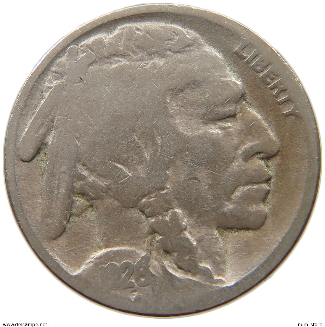 UNITED STATES OF AMERICA NICKEL 1928 BUFFALO #s045 0379 - 1913-1938: Buffalo