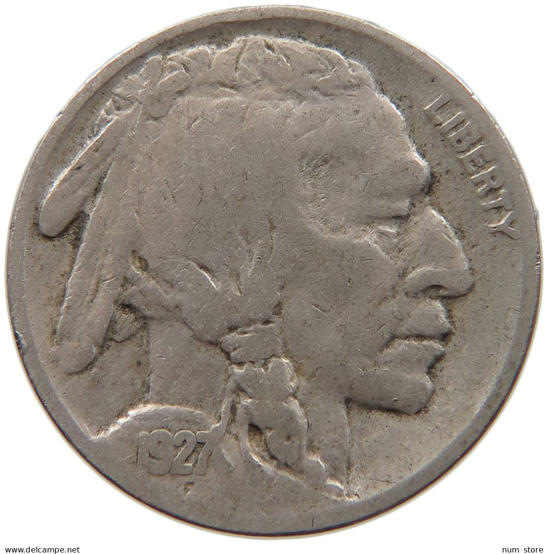 UNITED STATES OF AMERICA NICKEL 1927 BUFFALO #c012 0165 - 1913-1938: Buffalo