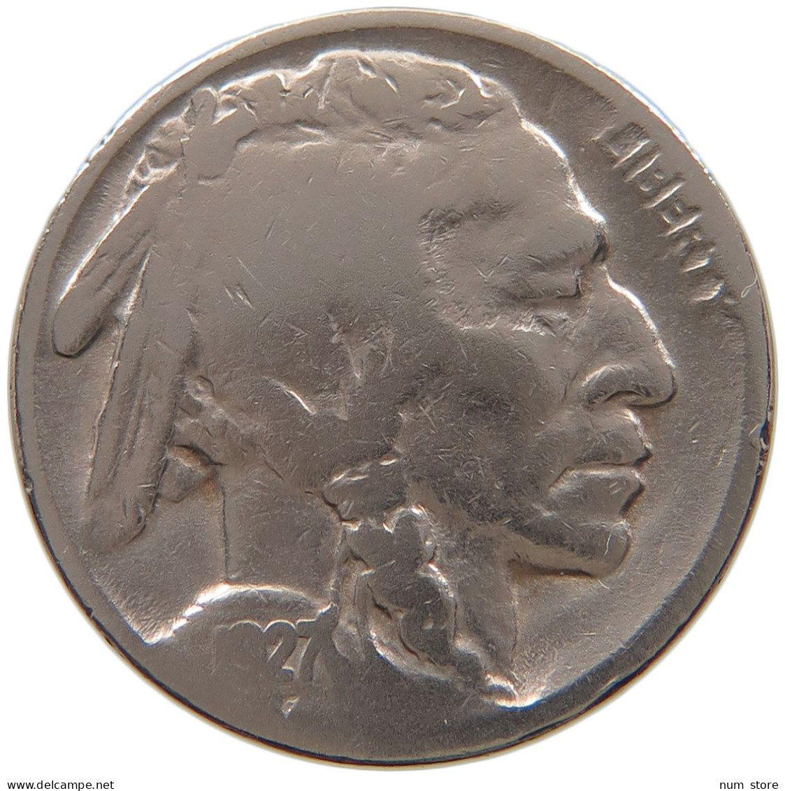 UNITED STATES OF AMERICA NICKEL 1927 BUFFALO #a050 0083 - 1913-1938: Buffalo