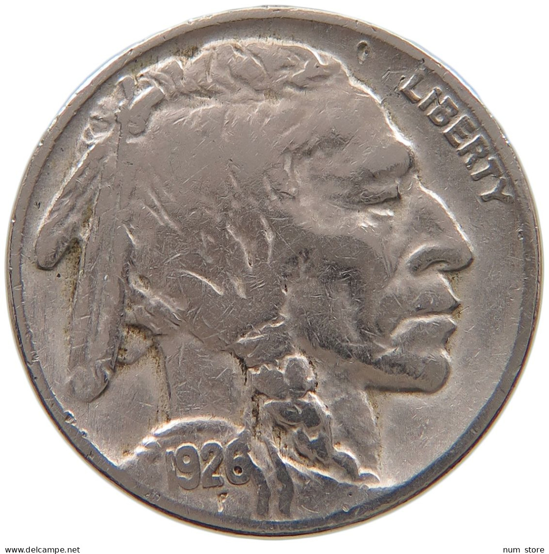 UNITED STATES OF AMERICA NICKEL 1926 BUFFALO #a050 0061 - 1913-1938: Buffalo