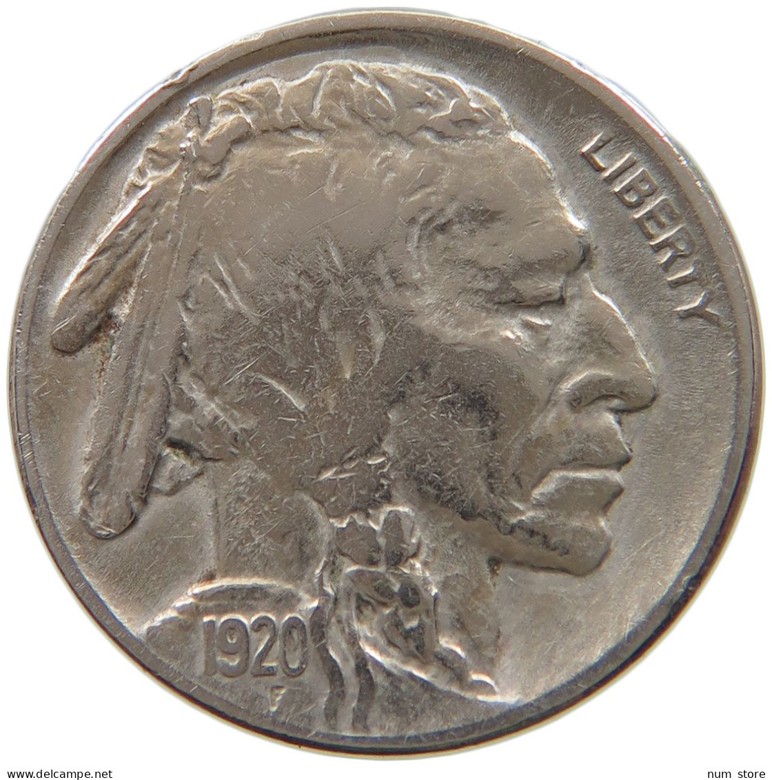 UNITED STATES OF AMERICA NICKEL 1920 BUFFALO #a034 0757 - 1913-1938: Buffalo