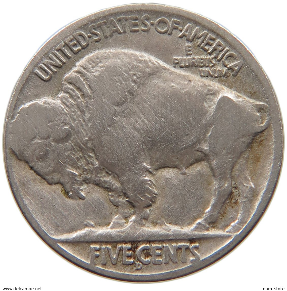 UNITED STATES OF AMERICA NICKEL 1917 D BUFFALO #c020 0155 - 1913-1938: Buffalo