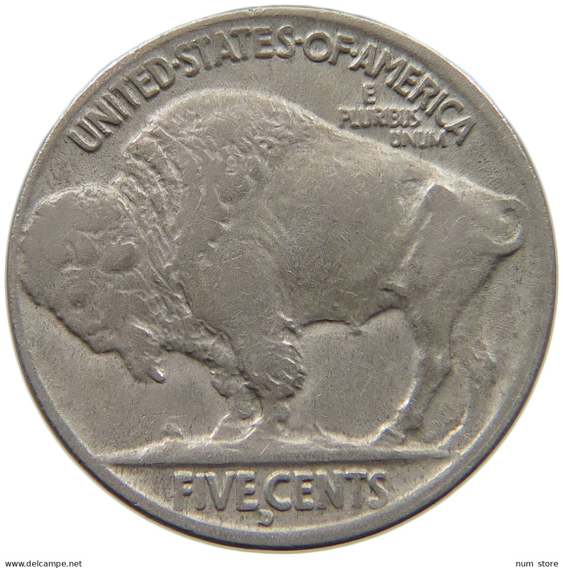 UNITED STATES OF AMERICA NICKEL 1917 D BUFFALO #t004 0193 - 1913-1938: Buffalo