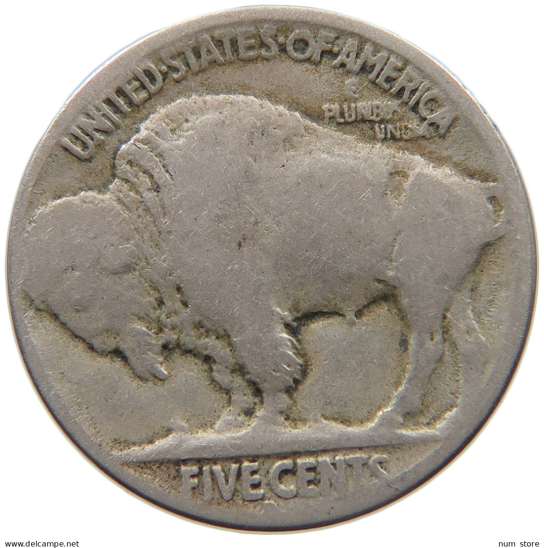 UNITED STATES OF AMERICA NICKEL 1915 D BUFFALO #c012 0205 - 1913-1938: Buffalo