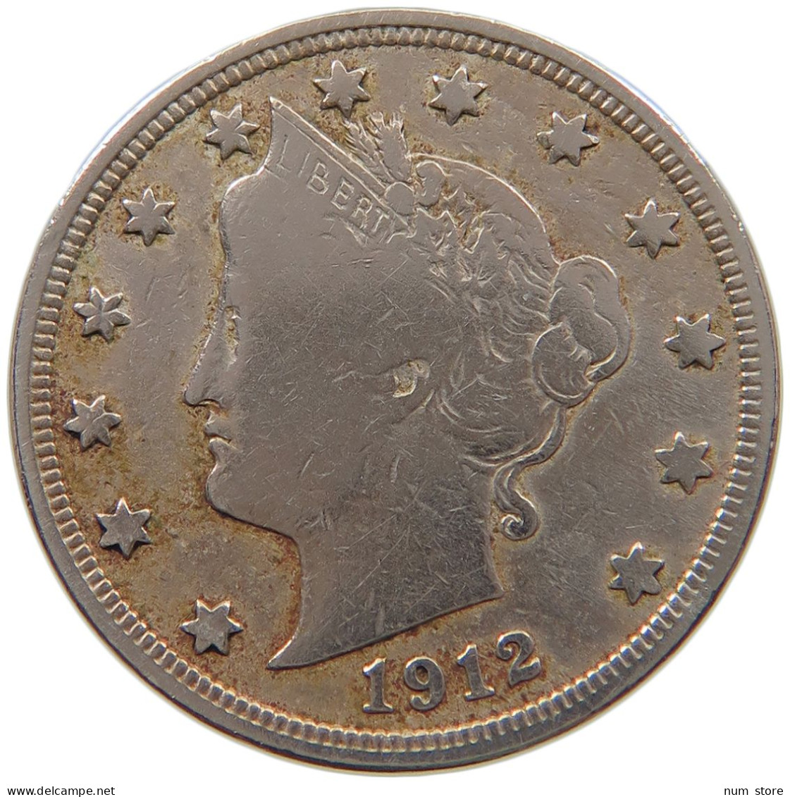 UNITED STATES OF AMERICA NICKEL 1912 LIBERTY #a046 0431 - 1883-1913: Liberty (Liberté)