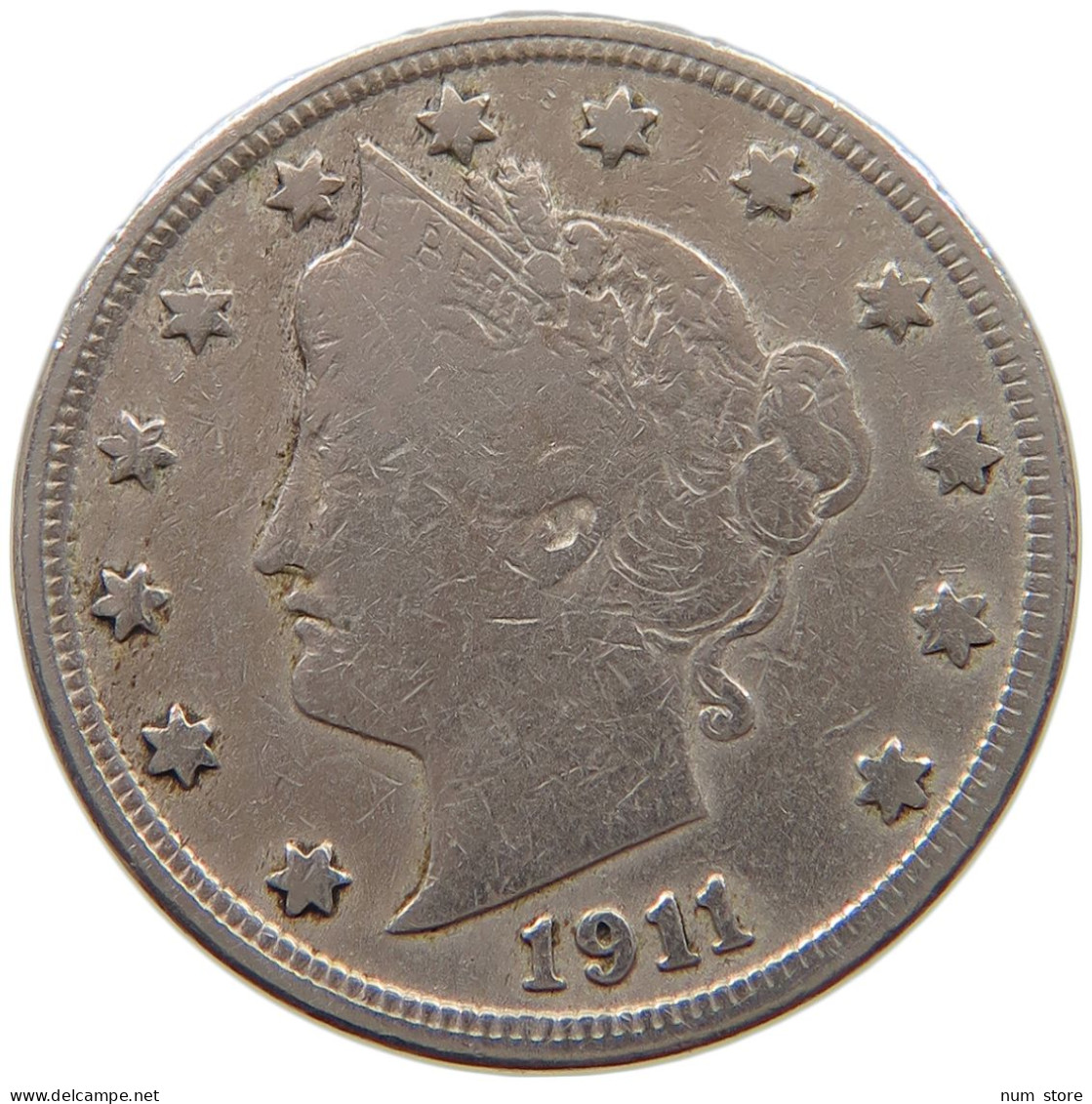 UNITED STATES OF AMERICA NICKEL 1911 LIBERTY #a061 0565 - 1883-1913: Liberty