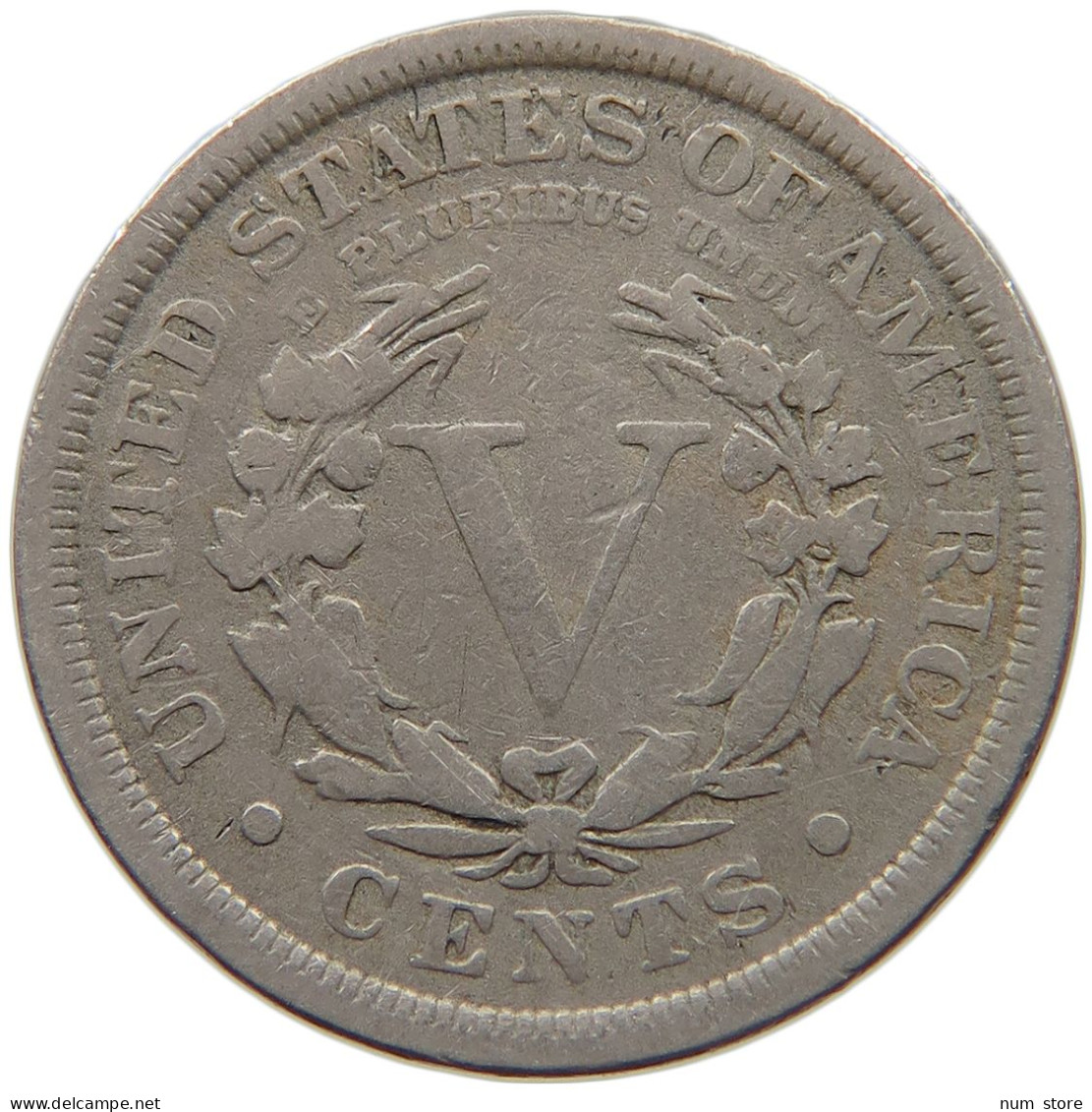 UNITED STATES OF AMERICA NICKEL 1912 LIBERTY #c012 0227 - 1883-1913: Liberty