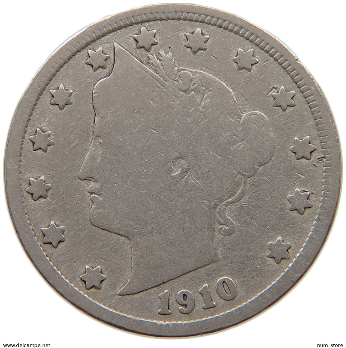 UNITED STATES OF AMERICA NICKEL 1910 LIBERTY #a061 0563 - 1883-1913: Liberty (Liberté)