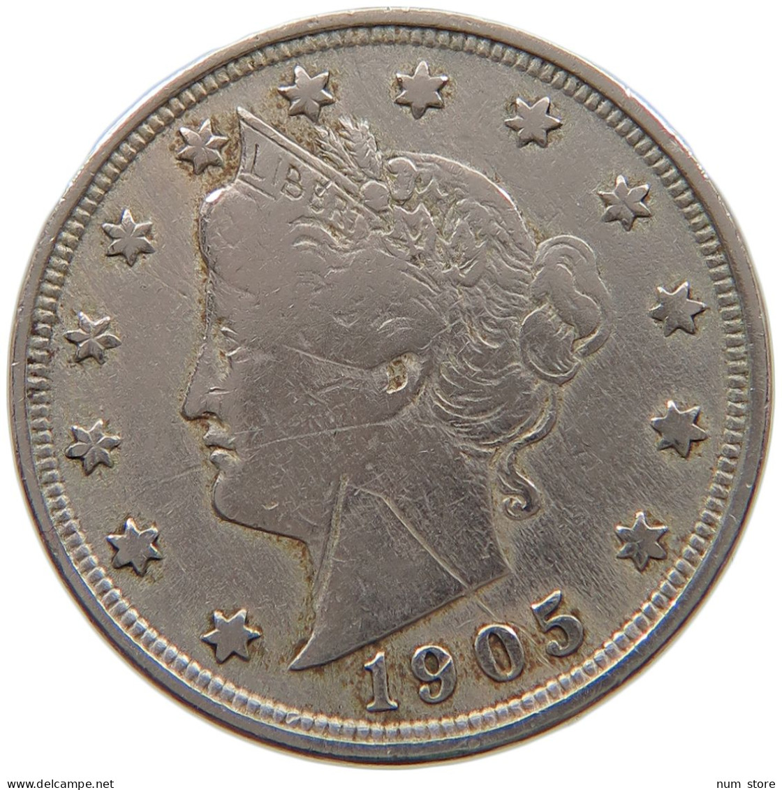 UNITED STATES OF AMERICA NICKEL 1905 LIBERTY #a050 0089 - 1883-1913: Liberty (Libertà)