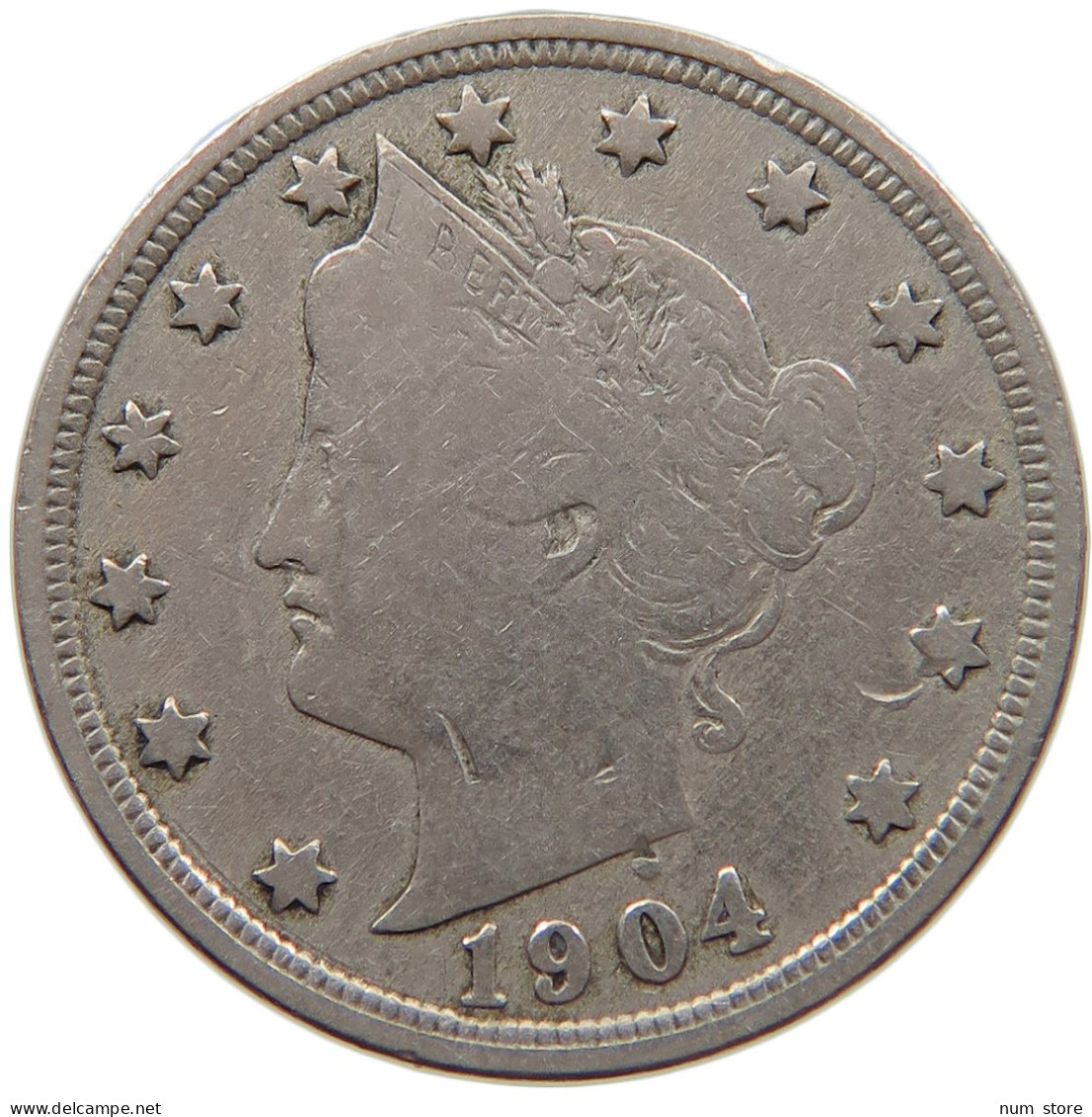 UNITED STATES OF AMERICA NICKEL 1904 LIBERTY #c012 0245 - 1883-1913: Liberty (Liberté)