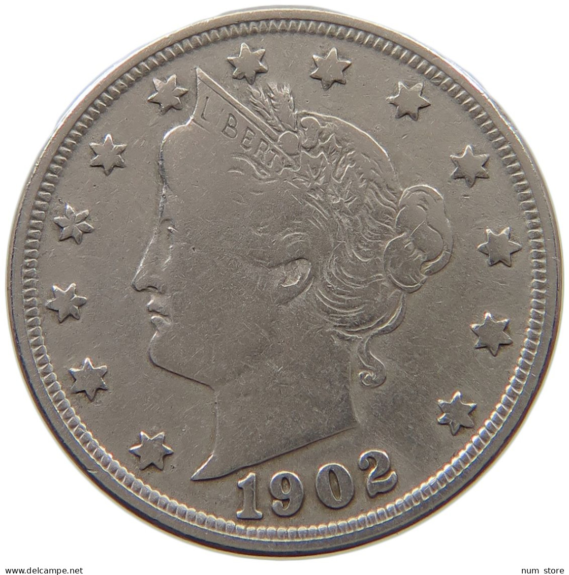 UNITED STATES OF AMERICA NICKEL 1902 LIBERTY #a046 0123 - 1883-1913: Liberty (Libertà)