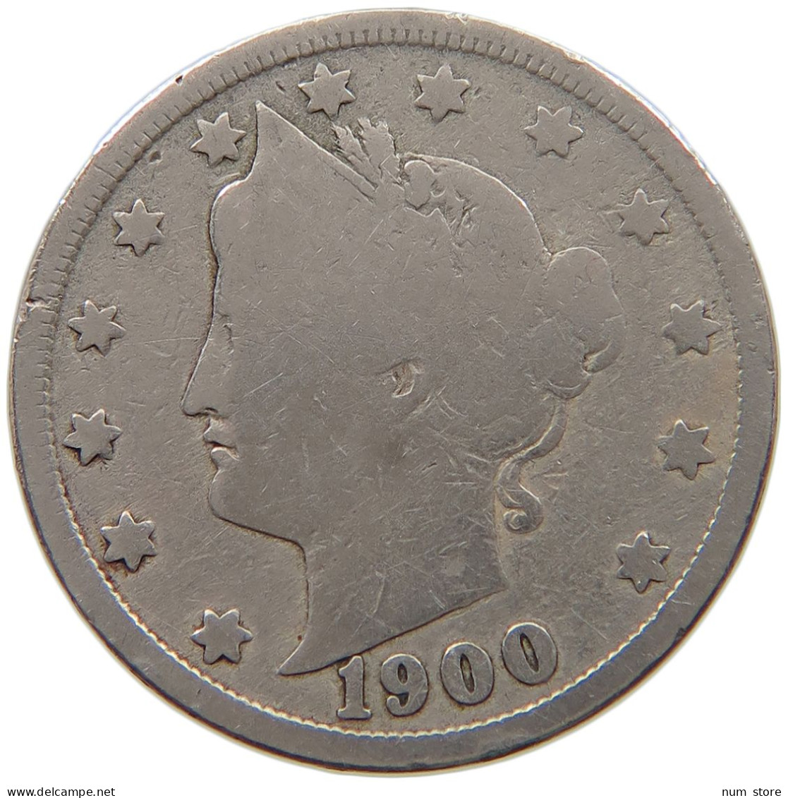 UNITED STATES OF AMERICA NICKEL 1900 LIBERTY #a050 0095 - 1883-1913: Liberty (Liberté)