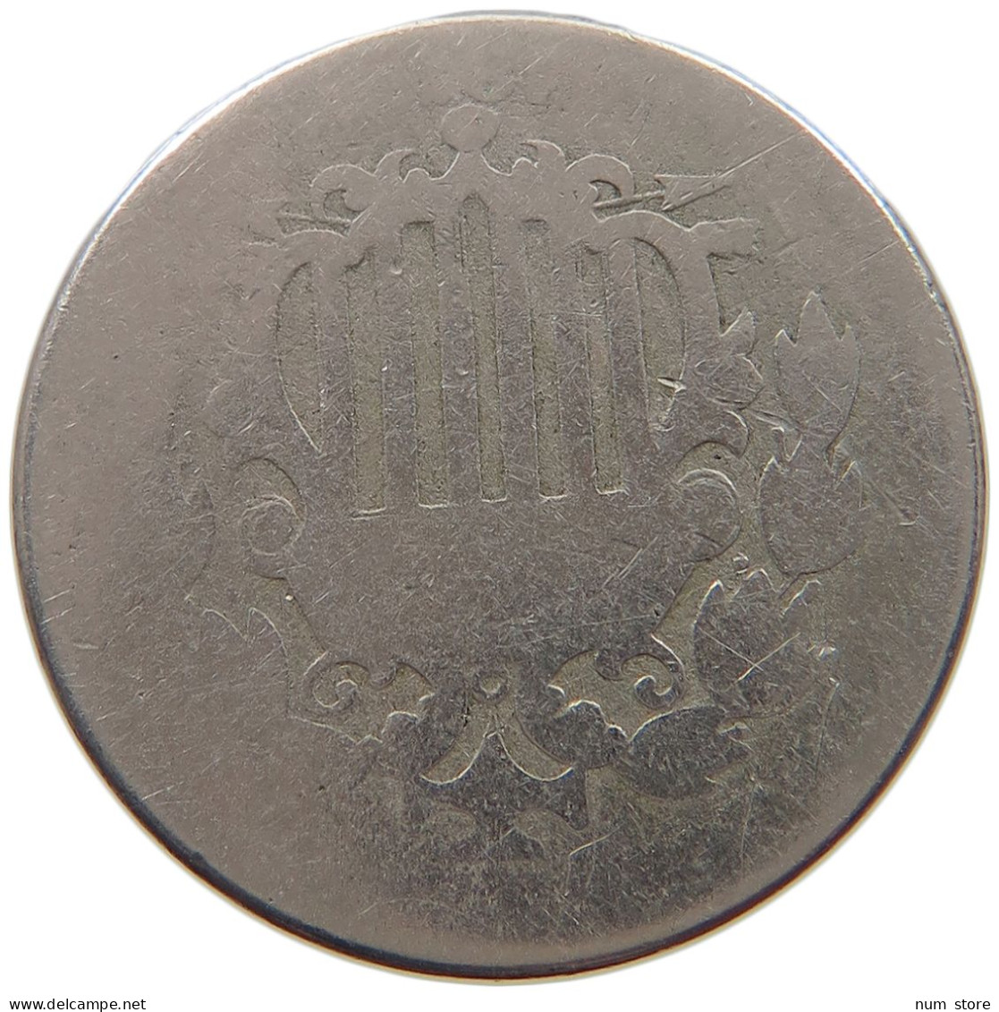 UNITED STATES OF AMERICA NICKEL 1874 SHIELD #a061 0541 - 1866-83: Shield