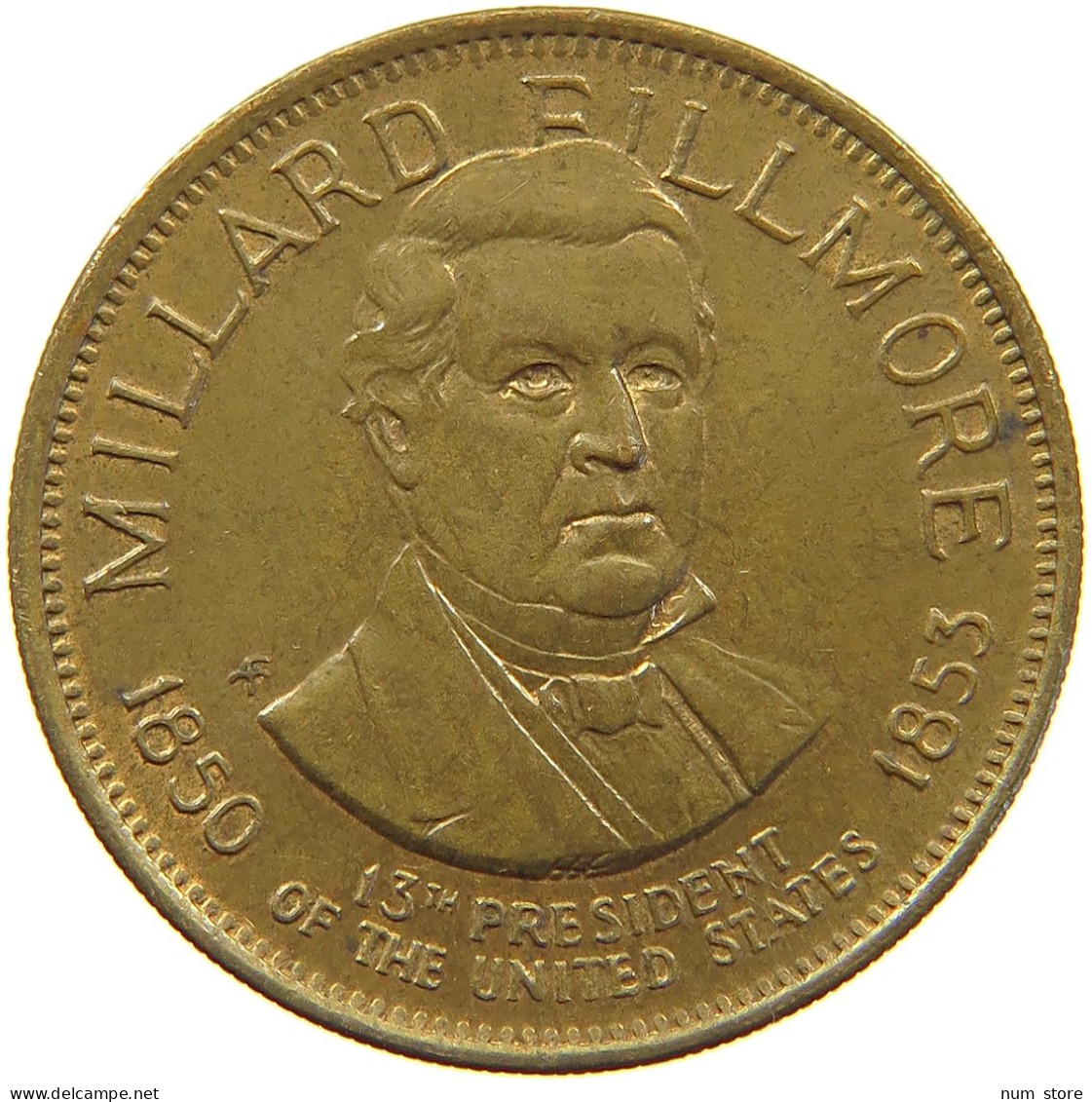 UNITED STATES OF AMERICA MEDAL  PRESIDENTIAL MEDAL 1853 1874 MILLARD FILLMORE #s009 0111 - Autres & Non Classés