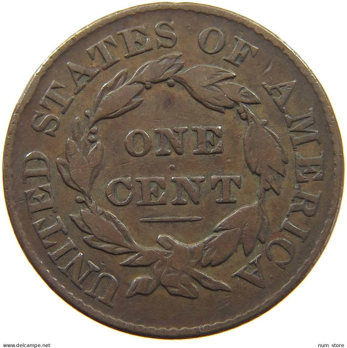 UNITED STATES OF AMERICA LARGE CENT 1829 CORONET HEAD #t118 0213 - 1816-1839: Coronet Head (Testa Coronata