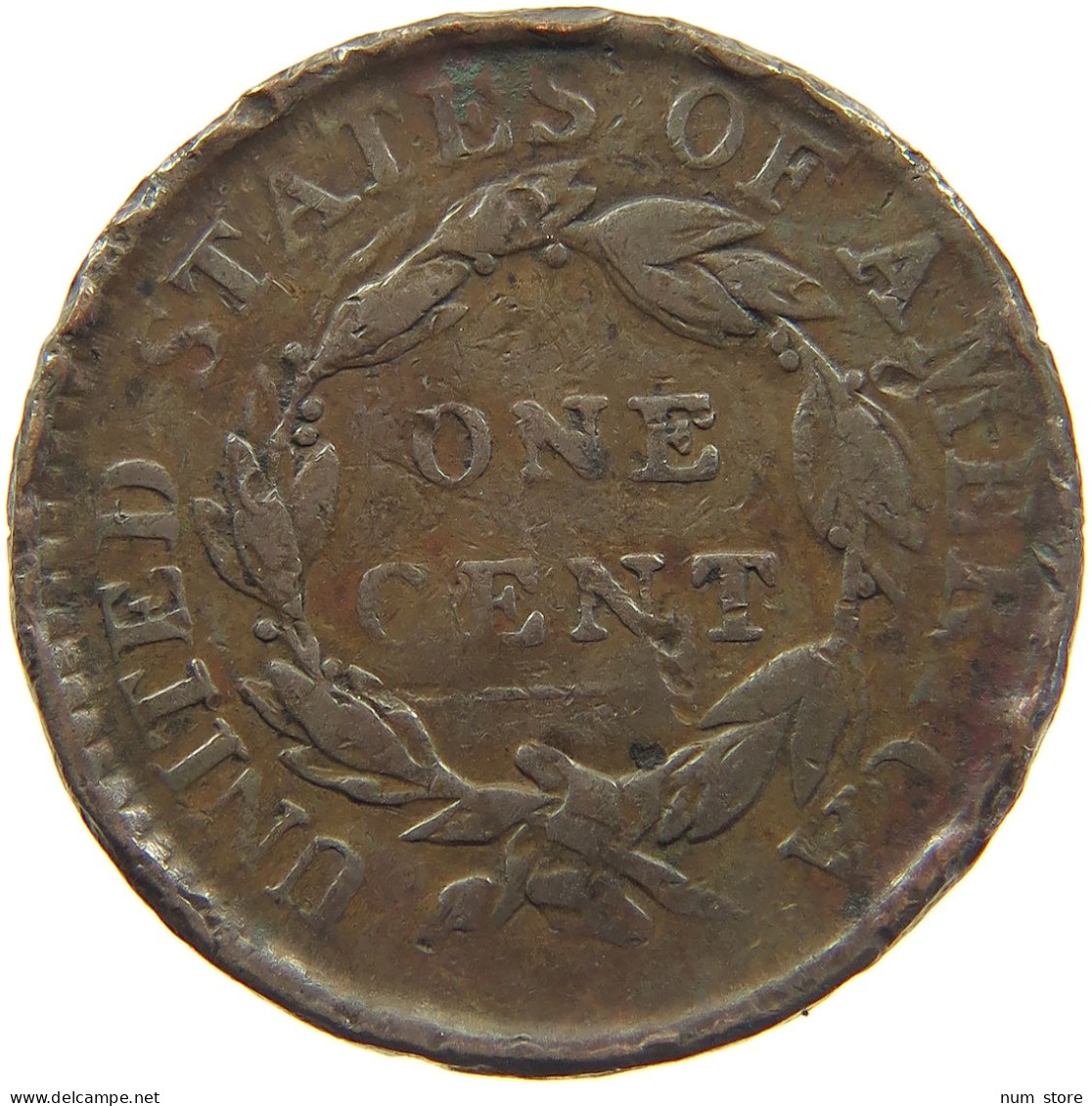 UNITED STATES OF AMERICA LARGE CENT 1818  #c012 0007 - 1816-1839: Coronet Head (Tête Couronnée)