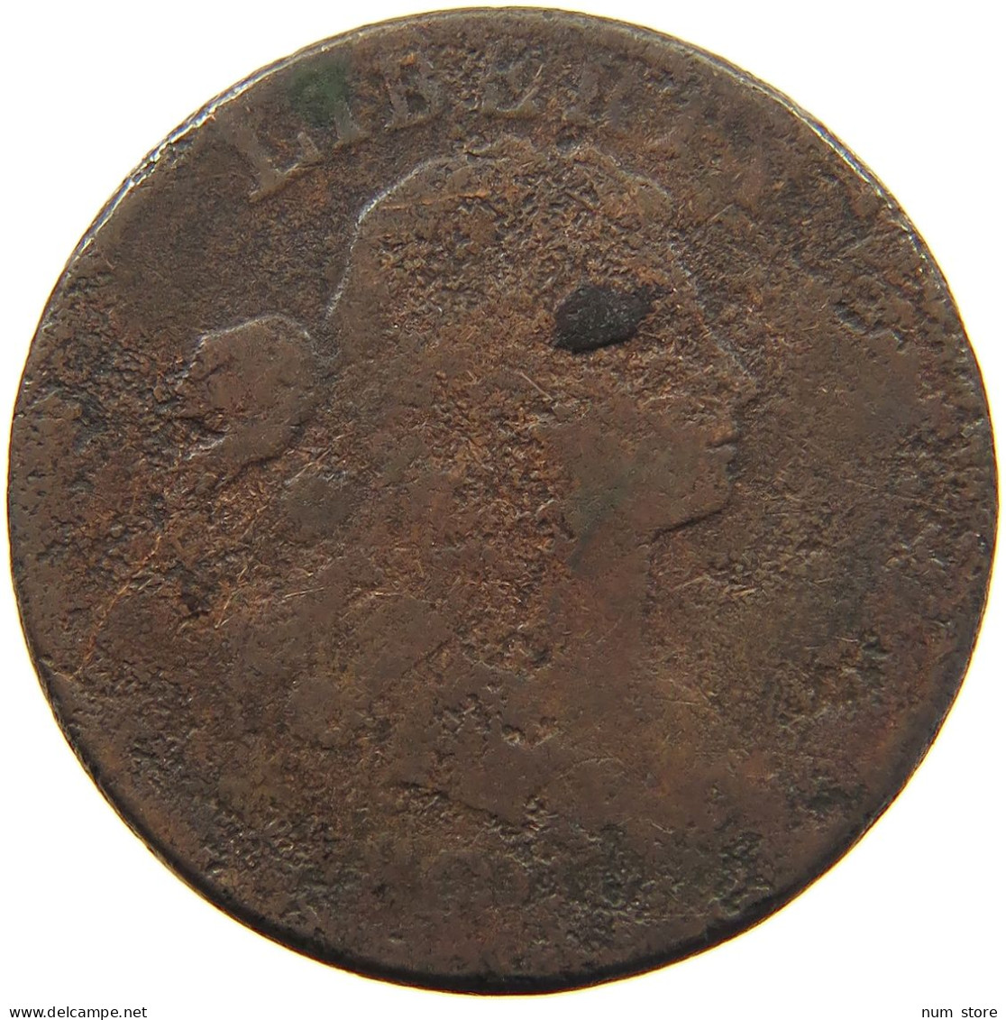 UNITED STATES OF AMERICA LARGE CENT 1802 Draped Bust #c003 0375 - 1796-1807: Draped Bust (Buste Drapé)