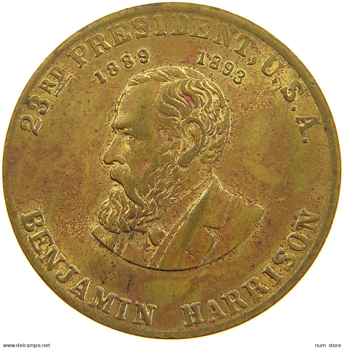 UNITED STATES OF AMERICA JETON  BENJAMIN HARRISON 1889-1893 #c056 0217 - Sonstige & Ohne Zuordnung