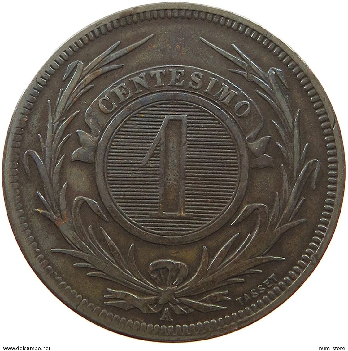 URUGUAY Centesimo 1869  #t072 0399 - Uruguay