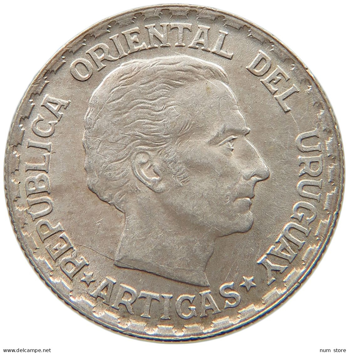 URUGUAY 50 CENTESIMOS 1943  #t077 0257 - Uruguay