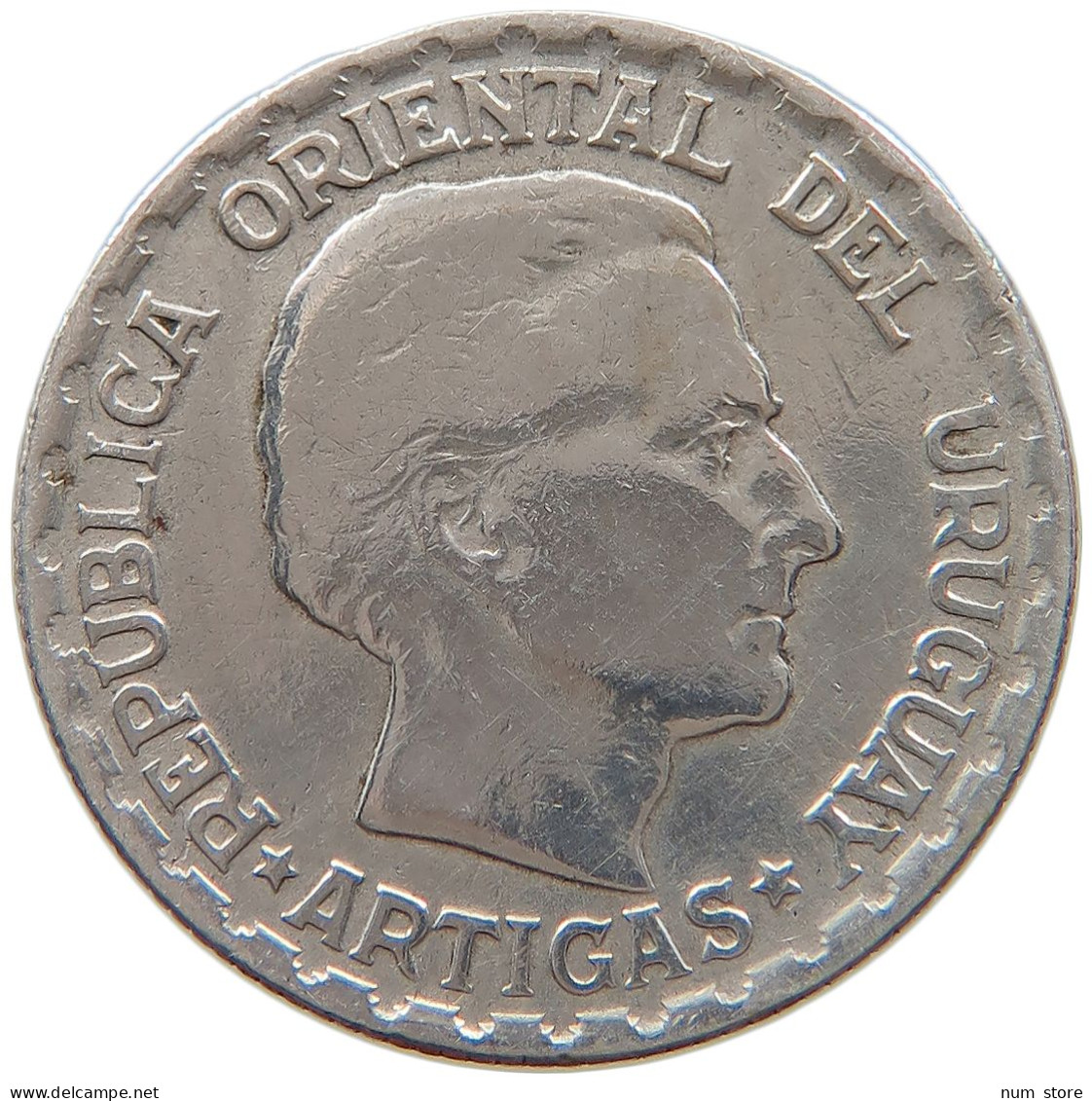 URUGUAY 50 CENTESIMOS 1943  #t162 0155 - Uruguay