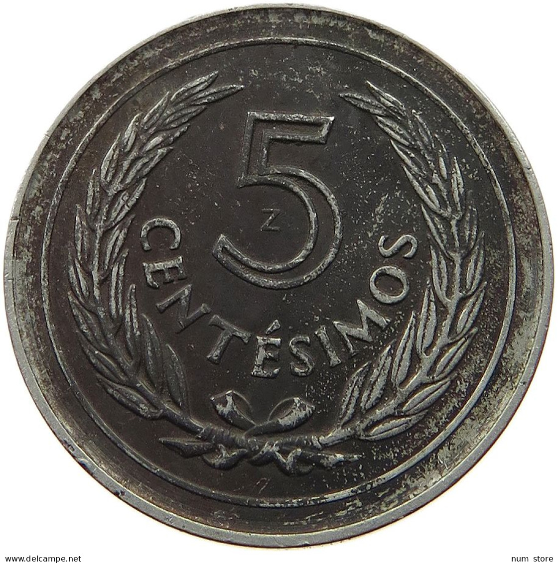 URUGUAY 5 CENTESIMOS  URUGUAY 5 CENTESIMOS ROYAL MINT Z PATTERN #t064 0211 - Uruguay