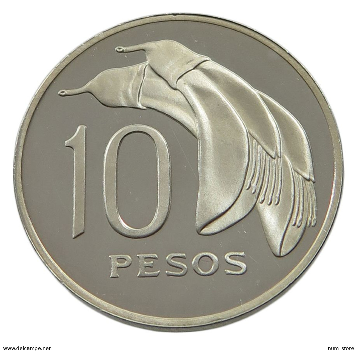 URUGUAY 10 PESOS 1969 URUGUAY 10 PESOS 1969 SO SILVER PROOF ESSAI #alb035 0579 - Uruguay