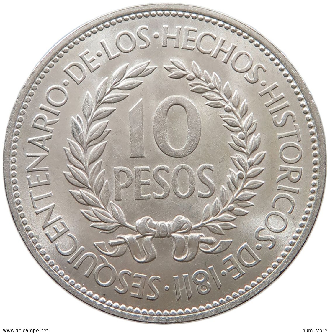 URUGUAY 10 PESOS 1961  #t139 0129 - Uruguay
