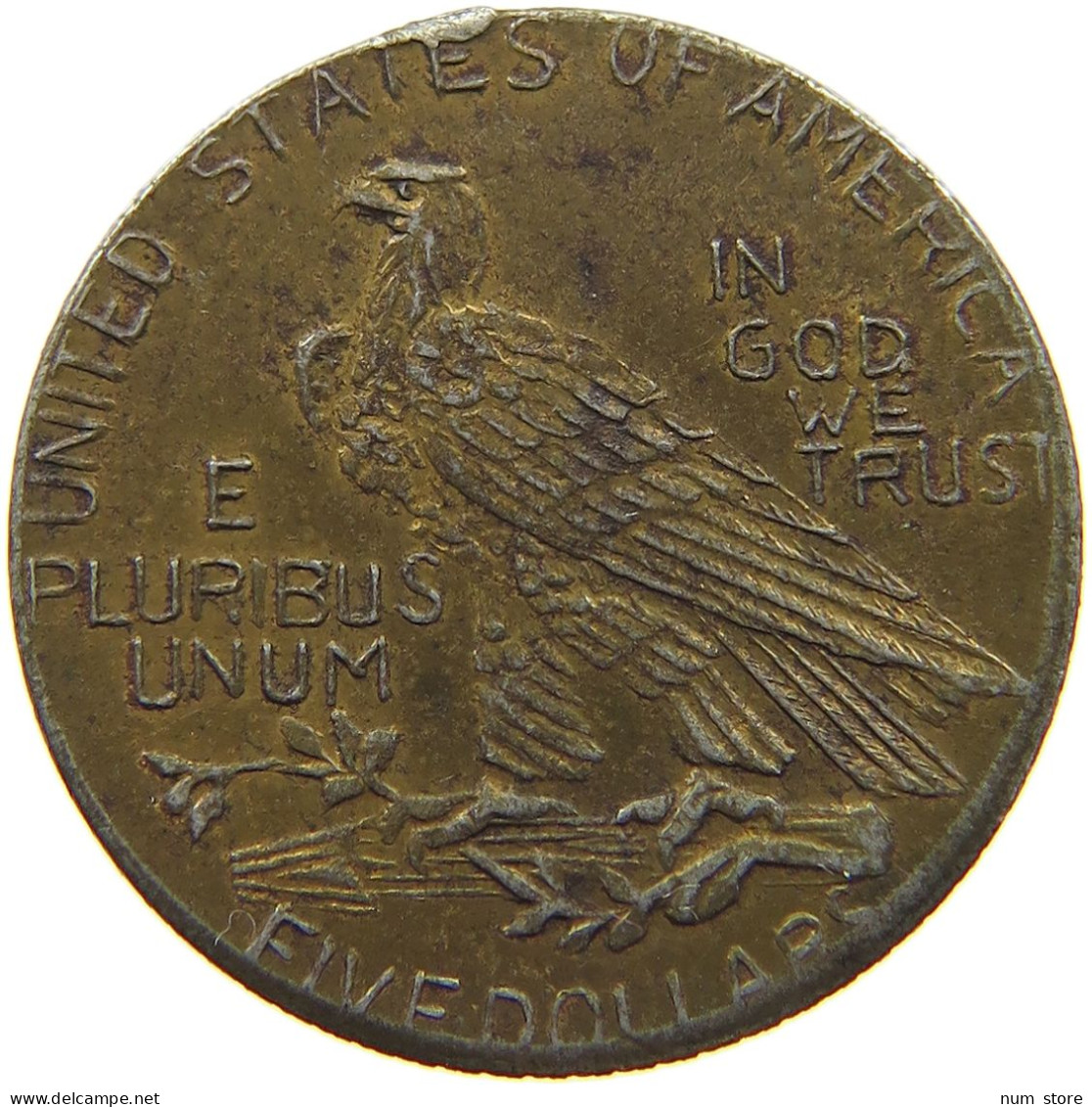 UNITED STATES OF AMERICA TOKEN 1913 INDIAN HEAD #c073 0065 - Other & Unclassified