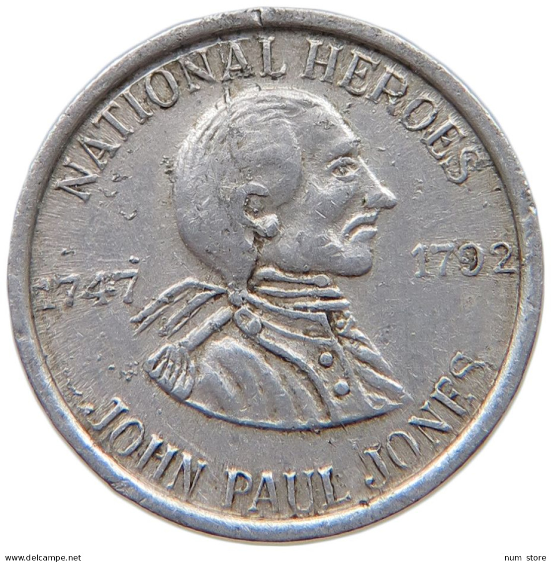 UNITED STATES OF AMERICA TOKEN  JOHN PAUL JONES 1747-1792 #a065 0063 - Altri & Non Classificati