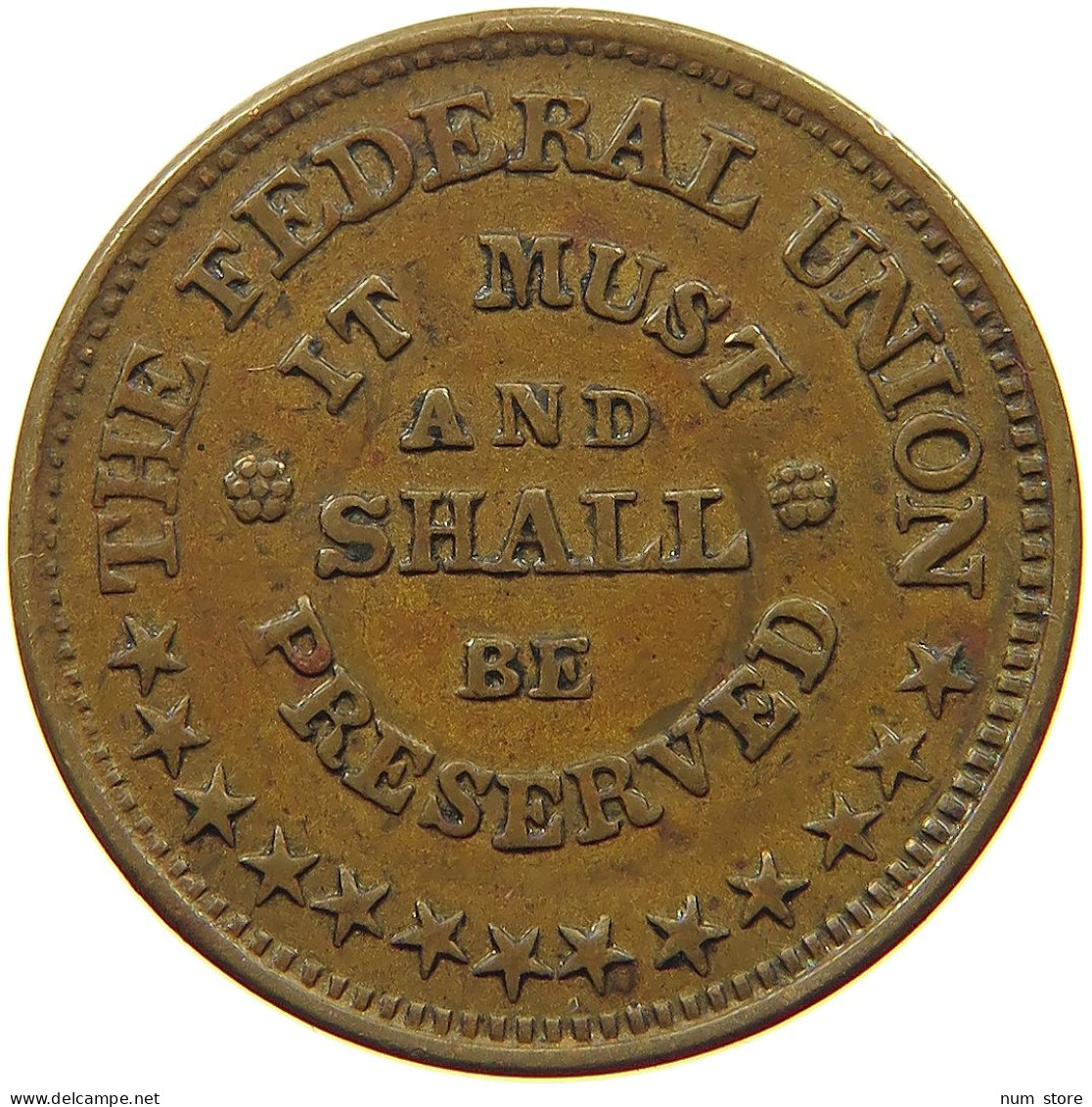 UNITED STATES OF AMERICA TOKEN  TOKEN ARMY AND NAVY FEDERAL UNION #t146 0345 - Sonstige & Ohne Zuordnung