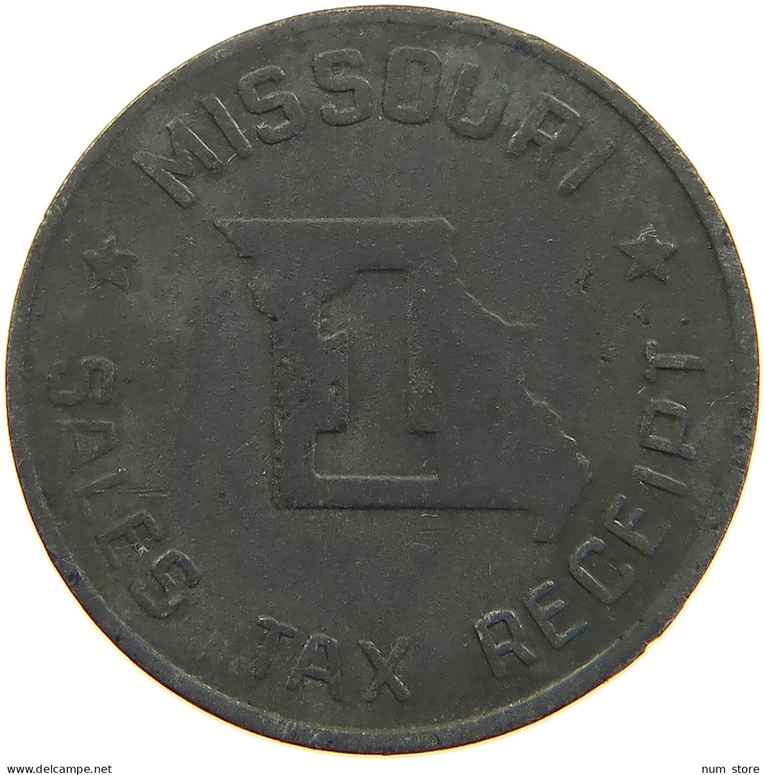 UNITED STATES OF AMERICA TOKEN  MISSOURI TAX TOKEN #a005 0539 - Other & Unclassified