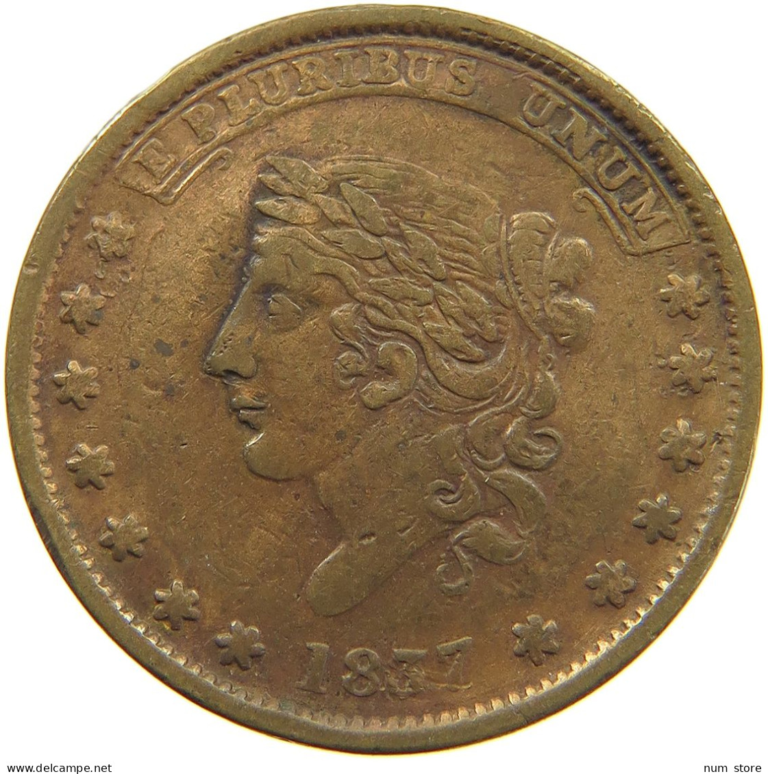 UNITED STATES OF AMERICA SS- 1837 TOKEN 1837 MILLIONS FOR DEFENCE #t114 0189 - Other & Unclassified